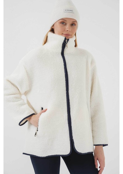 Peluş Ekru Kadın Mont 5211 fırsatları