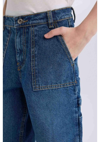 Erkek Çocuk Wide Leg Jean Pantolon