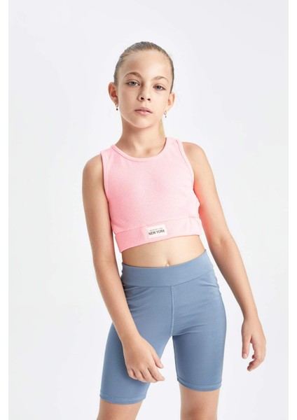 Kız Çocuk Bisiklet Yaka Atlet C9643A824HS