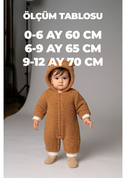 Kuzu Yünlü Welsoft Peluş Unisex Tulum modelleri