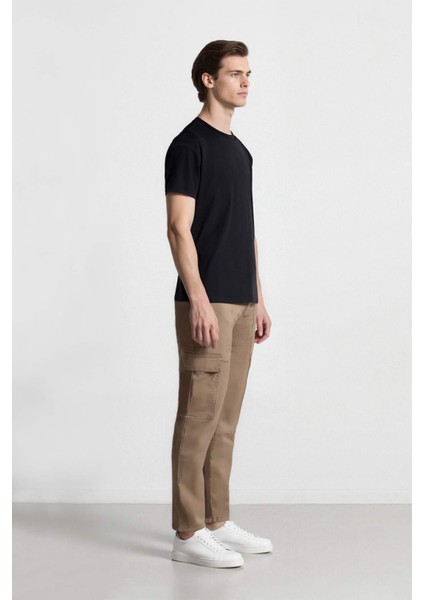 Yazlık Kargo Cepli Düz Paça Pantolon B4142AX24AU