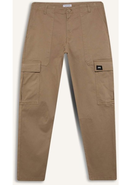 Yazlık Kargo Cepli Düz Paça Pantolon B4142AX24AU