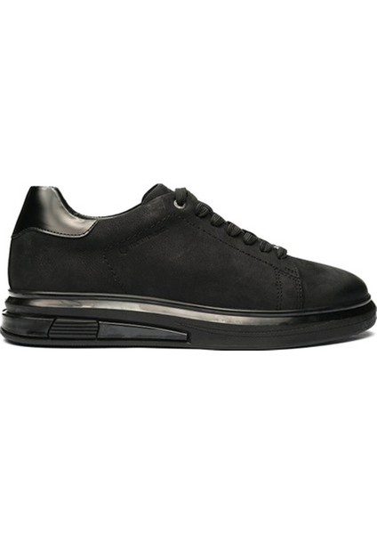 Pomon Siyah Süet Erkek Sneaker 24817-M