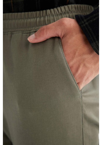 Jogger Taktik Pantolon Kargo Cepli Beli Bağcıklı Lastikli Paça D1044AX24AU