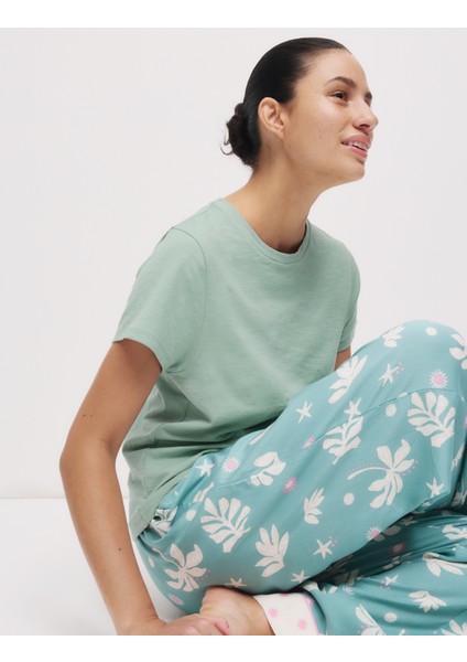 Pamuk Karışımlı Cool Comfort Pijama Üstü