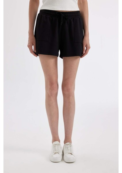 Regular Fit Basic Düz Bermuda Şort D3327AX24SM