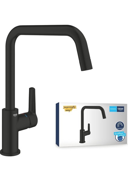 Start Quickfix Eviye Bataryası Mat Siyah + 2 Adet 55MM Ara Musluk Seti fiyatları