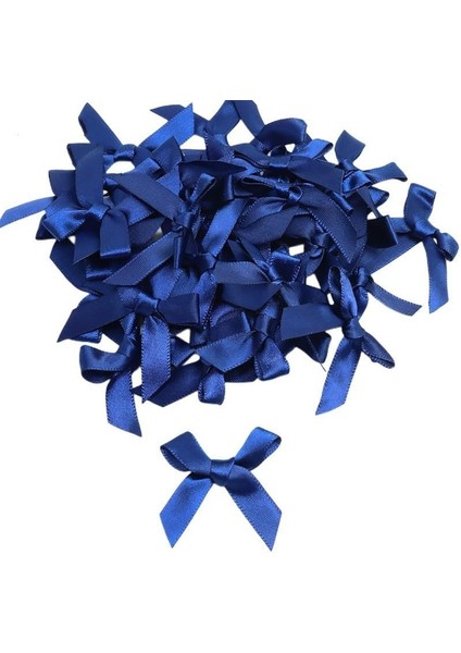 Hazır Fiyonk Sade Minik Saten Kurdele 1 cm 10 Adet