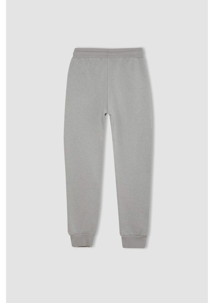 Erkek Çocuk Beli Paçası Lastikli Baskılı Eşofman Altı D3012A824WN