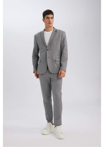 Jogger Yazlık Kumaş Pantolon Basic Düz Cepli Düz Paça D3695AX24AU