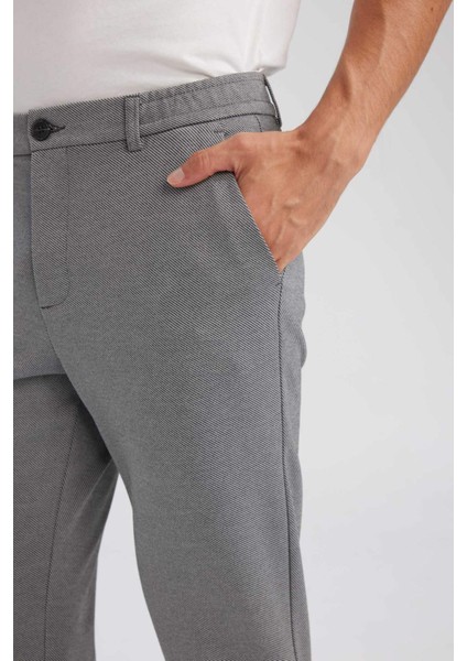 Jogger Yazlık Kumaş Pantolon Basic Düz Cepli Düz Paça D3695AX24AU