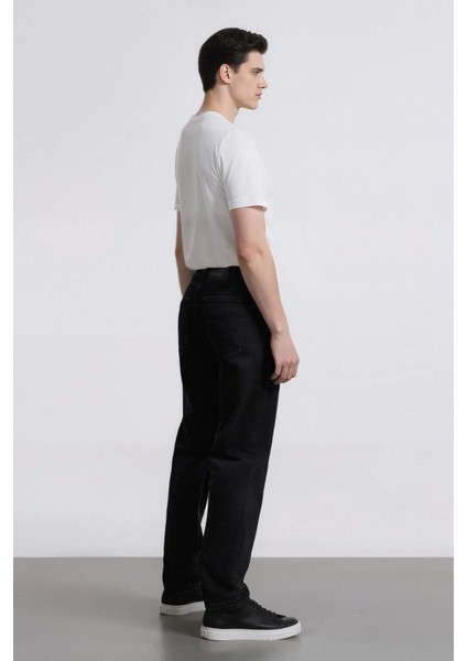 Carlo Skinny Fit Ekstra Dar Kalıp Normal Bel Ekstra Dar Paça Siyah Jean Pantolon R8763AZ24AU