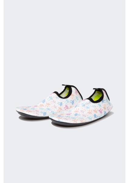 Kız Çocuk Baskılı Deniz Ayakkabısı D5199A824SM