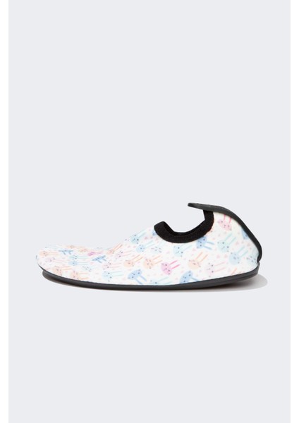 Kız Çocuk Baskılı Deniz Ayakkabısı D5199A824SM