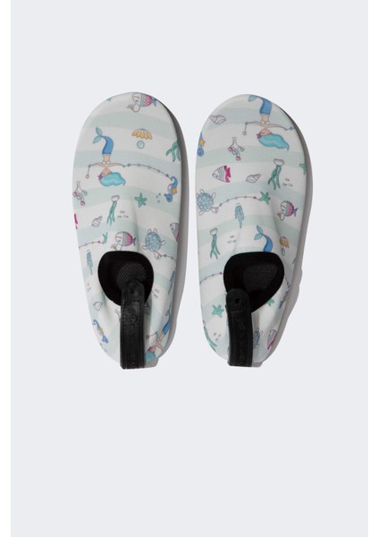 Kız Çocuk Baskılı Deniz Ayakkabısı D5199A824SM