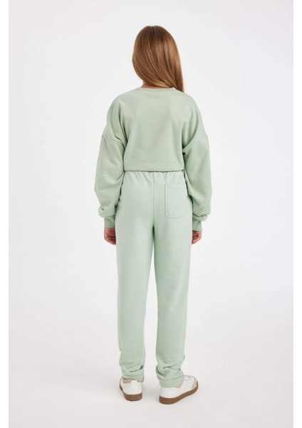 Kız Çocuk Carrot Fit Havuç Kesim Beli Lastikli Eşofman Altı D3203A824WN