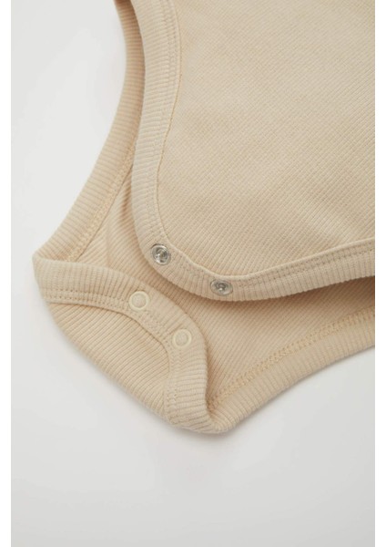 Kız Bebek 2'li Takım Twill Baskılı Uzun Kollu Çıtçıtlı Body Beli Lastikli Desenli Alt