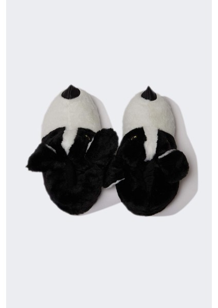 Erkek Köpek Temalı Düz Taban Panduf B0605AX24WN