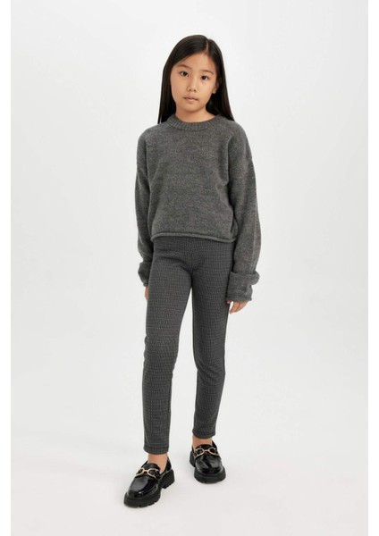 Kız Çocuk Basic Düz Standart Boy Tayt D3236A824WN