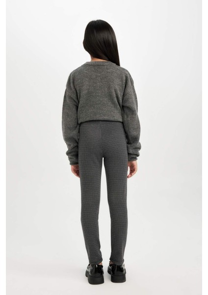Kız Çocuk Basic Düz Standart Boy Tayt D3236A824WN
