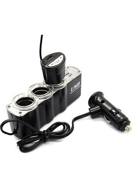Hyundaı Kona 1.6 Elıte Smart Dct Araca Uygun 3 Port + 1 USB Oto Araç Çakmaklık Çoğaltıcı Çoklayıcı- Oto Çakmak Çoğaltıcı Soketi USB Çakmaklık modelleri