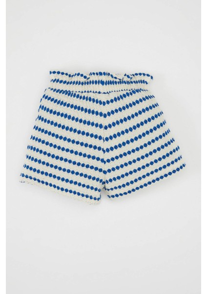 Kız Bebek Desenli Şort D5342A524SM