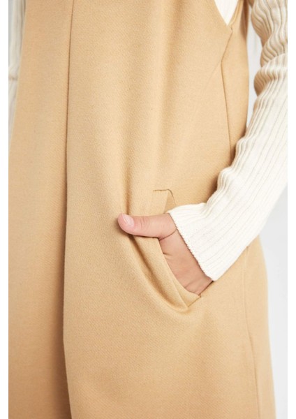 Kız Çocuk Cepli Salopet Elbise D2923A824WN