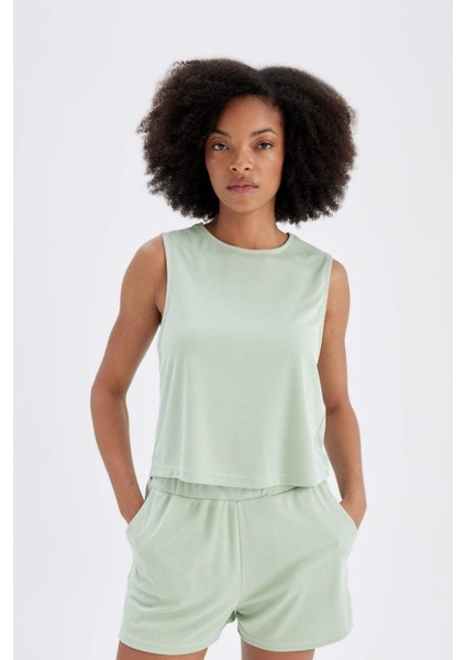 Fit Sporcu Kısa Paça Modal Şort D2981AX24HS