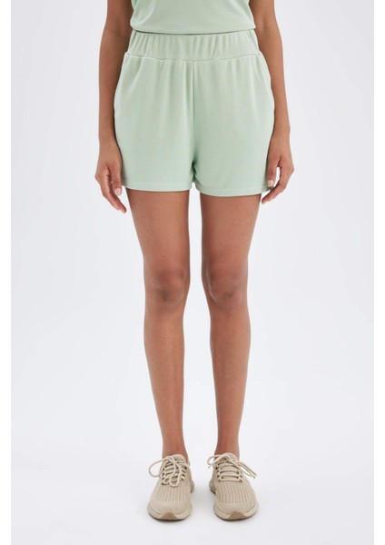 Fit Sporcu Kısa Paça Modal Şort D2981AX24HS