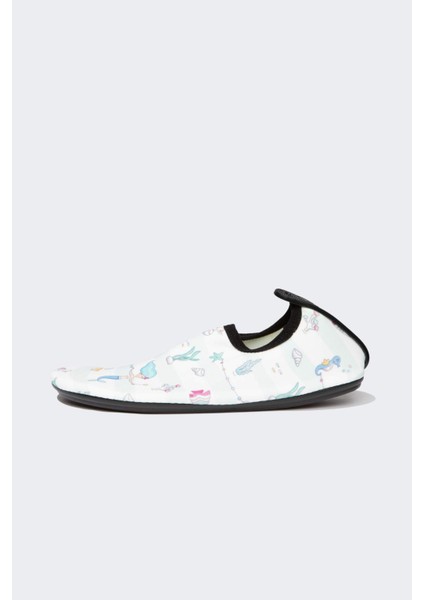 Kız Çocuk Baskılı Deniz Ayakkabısı D5209A824SM