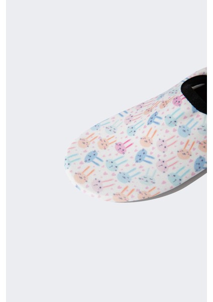 Kız Çocuk Baskılı Deniz Ayakkabısı D5209A824SM