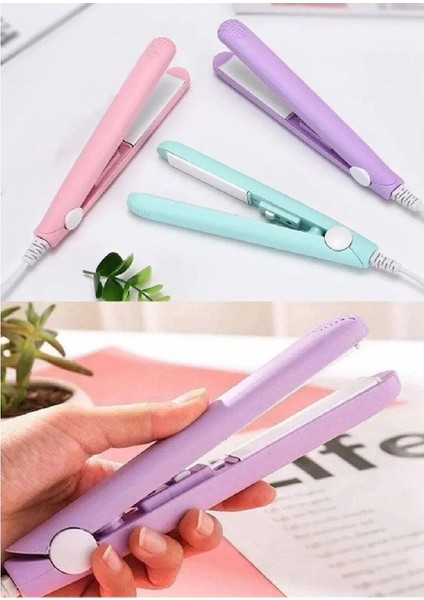 Seramik Uçlu Seyehat Boy Mini Hafif Tantada Taşınabilir Saç Düzleştirici Şekillendirici