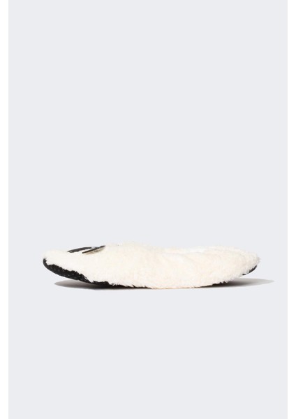 Kadın Kuzu Temalı Pelüş Ev Patiği V8033AZ24AU