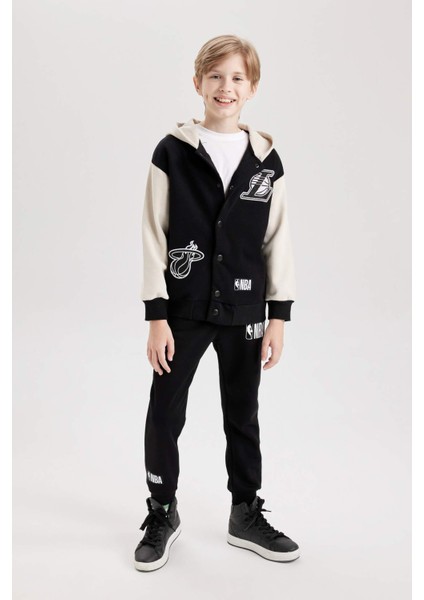 Erkek Çocuk NBA Current Teams Kapüşonlu Çıtçıt Kapamalı Hırka D3118A824WN