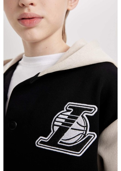 Erkek Çocuk NBA Current Teams Kapüşonlu Çıtçıt Kapamalı Hırka D3118A824WN