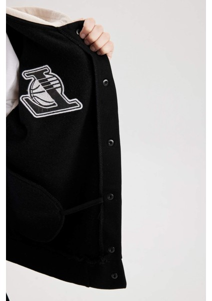 Erkek Çocuk NBA Current Teams Kapüşonlu Çıtçıt Kapamalı Hırka D3118A824WN