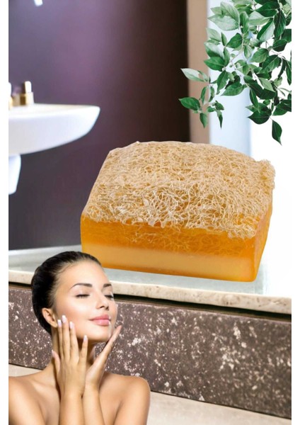 3'lü Set Kabak Lifli Keçi Sütü & Limon Sabun Peeling Sivilce Leke Akne Ruşur Taşı Lifli Yüz Kesesi indirimleri