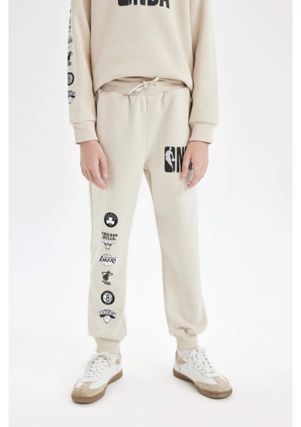 Erkek Çocuk NBA Current Teams Beli Paçası Lastikli Jogger Eşofman Altı D3150A824AU