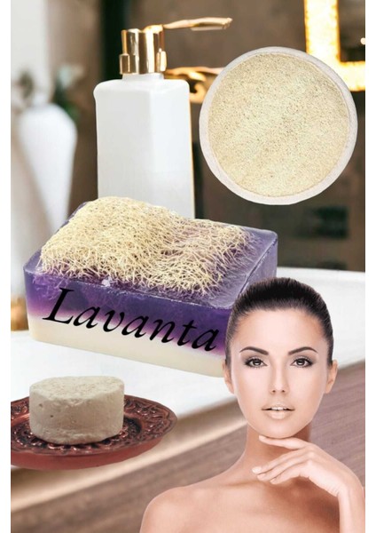 3'lü Yüz Temizleme Leke Akne Ölü Deri Peeling Ruşur Taşı Masaj Etkili Keçi Sütü Lavanta Sabun fırsatları