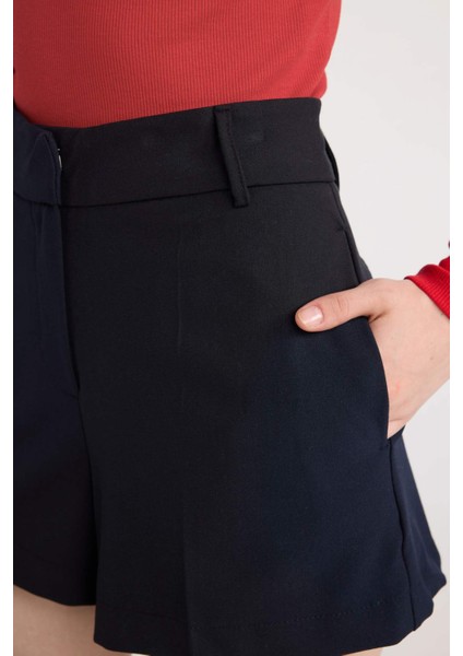 Coool Slim Fit Dar Kesim Normal Bel Basic Düz Şort D5250AX24AU