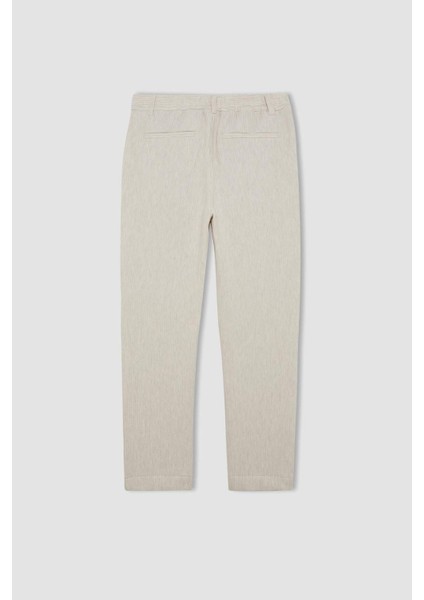 Pantolon Tailored Regular Fit Normal Kesim Düz Paça Cepli D3704AX24AU