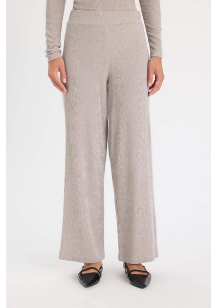 Wide Leg Bürümcük Pantolon