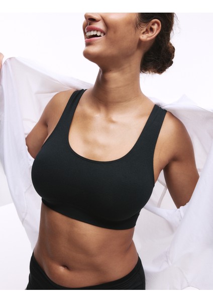 3'lü Dikişsiz Balensiz Crop Top Sütyen Seti