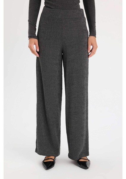 Wide Leg Bürümcük Pantolon