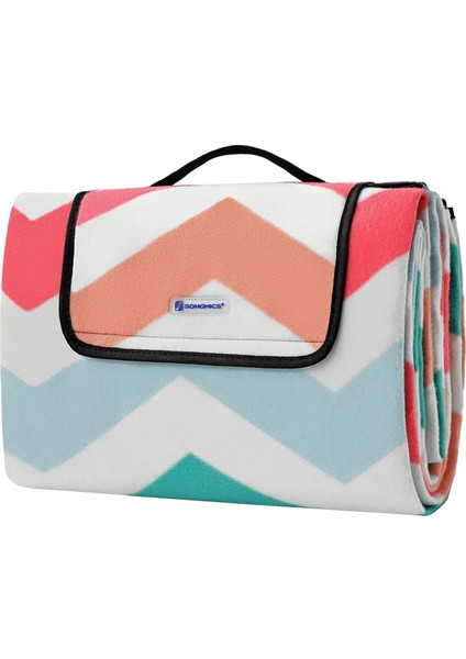 Picnic Blanket, 200 x 200 Cm, Outdoor Beach Blanket For Camping, Park, Yard, With Waterproo