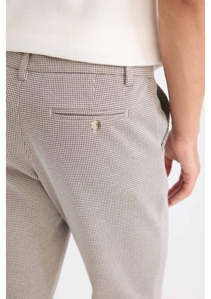 Gabardin Pantolon Tailored Regular Fit Normal Kesim Cepli Düz Paça A8102AX24AU