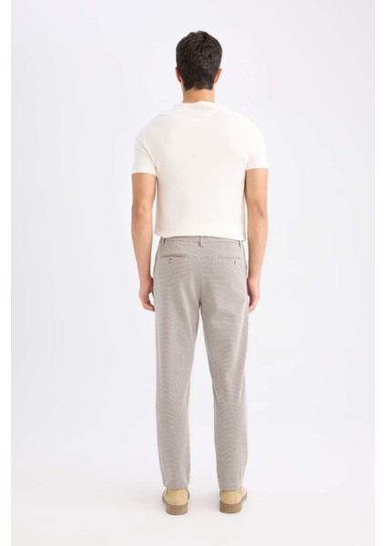 Gabardin Pantolon Tailored Regular Fit Normal Kesim Cepli Düz Paça A8102AX24AU