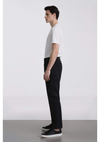 Sergio Regular Fit Normal Kalıp Normal Bel Boru Paça Siyah Jean Pantolon W6868AZ25SP