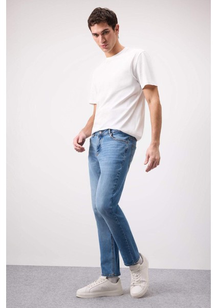 Pedro Slim Fit Dar Kalıp Normal Bel Dar Paça Jean Pantolon B8418AX25SP