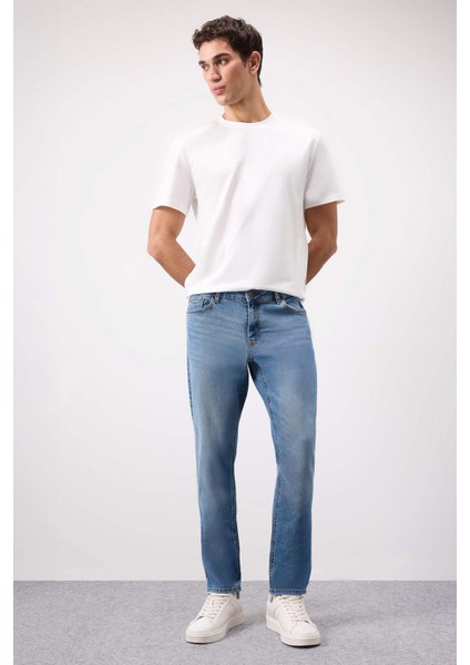 Pedro Slim Fit Dar Kalıp Normal Bel Dar Paça Jean Pantolon B8418AX25SP